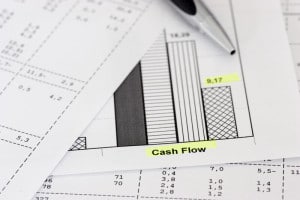 cash flow being analyzed