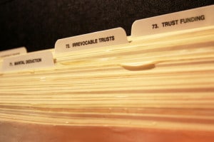 file with irrevocable trusts